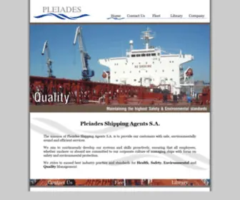 Pleiades.gr(Pleiades Shipping Company S.A) Screenshot