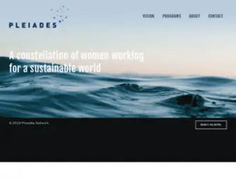 Pleiadesnetwork.org(Pleiades Network) Screenshot