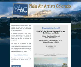 Pleinairartistscolorado.com(Plein Air Artists Colorado) Screenshot