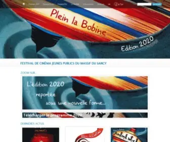 Pleinlabobine.com(Festival International de Cinéma Jeunes Publics du Massif du Sancy) Screenshot