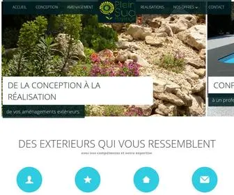 Pleinsudpaysage.fr(Aménagements extérieurs Gironde) Screenshot