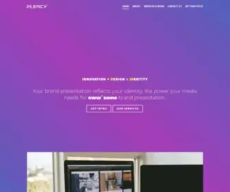 Plency.com(Strategic Media Consultancy & Branding Agency) Screenshot