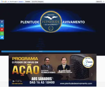 Plenitudedeavivamento.com.br(Plenitude de Avivamento Plenitude de Avivamento) Screenshot