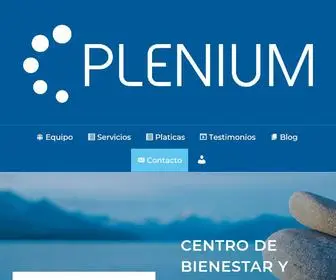 Plenium.mx(Centro de Bienestar y Desarrollo Humano) Screenshot