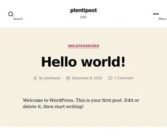 Plentipost.com(IMP) Screenshot