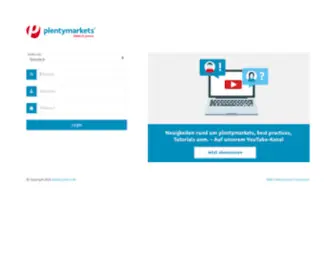 Plentymarkets-Cloud-DE.com(Plentymarkets Cloud DE) Screenshot