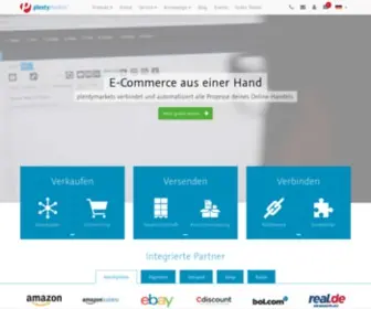 Plentysystems.de(Plentymarkets) Screenshot