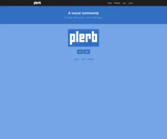 Plerb.com(A social community) Screenshot