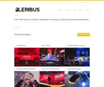 Pleribus.com(Clint Hannaford is a Senior Developer at Boffswana) Screenshot