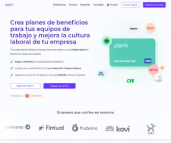 Plerk.io(Planes de beneficios para tus equipos de trabajo) Screenshot