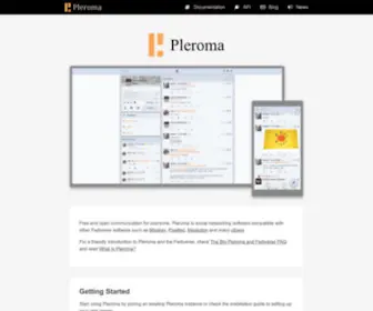 Pleroma.social(A lightweight fediverse server) Screenshot
