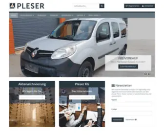 Pleser.de(Pleser KG) Screenshot