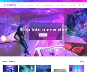 Pleshy.com(Step into a new vibe) Screenshot