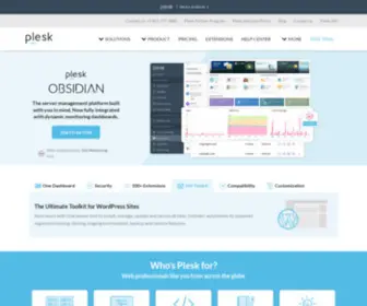Plesk.com(Innovative Hosting Control Panel) Screenshot
