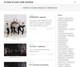 Plesnistudiovem.com(Plesni studio VEM Zagreb) Screenshot