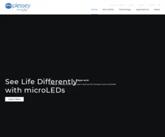 Plesseysemi.com(Plessey) Screenshot