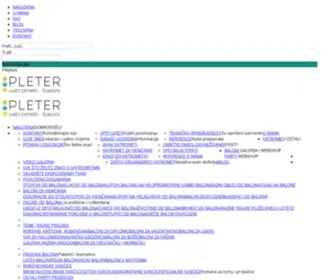 Pletervatrometi.hr(Pleter vatrometi) Screenshot