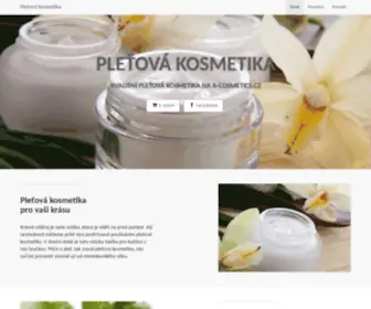 Pletova-Kosmetika.cz(Pleťová kosmetika) Screenshot