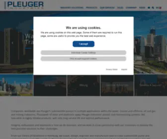Pleugerindustries.com(Pleuger Industries) Screenshot