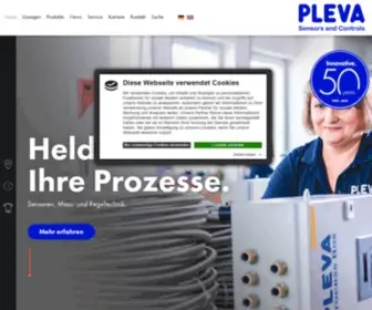 Pleva.org(PLEVA Sensortechnik) Screenshot