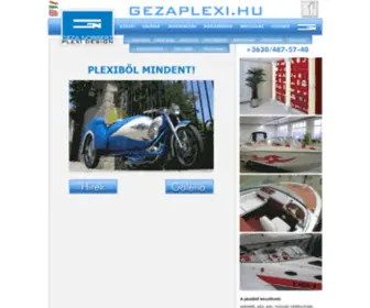 Plexidesign.hu(Plexi hajlĂtĂĄs) Screenshot