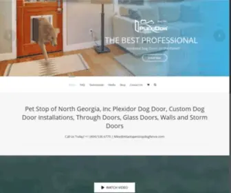 Plexidordogdoorsatlanta.com(Plexidor Insulated Dog Doors) Screenshot