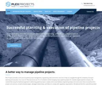 Plexprojects.ca(Pipeline Change of Service Planning) Screenshot