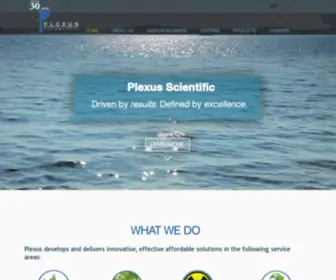 Plexsci.com(Plexus Scientific) Screenshot