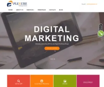 Plexure.in(Plexure provides a professional web design and web application development services in Chennai) Screenshot