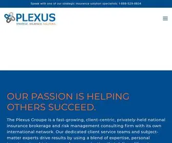 Plexusgroupe.com(The Plexus Groupe) Screenshot