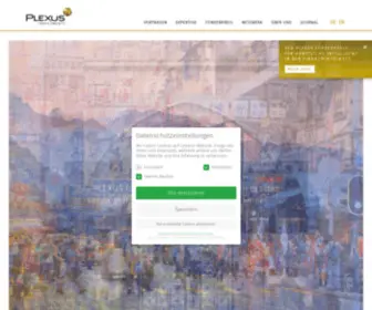 Plexusinvestments.com(PLEXUS Investments entwickelt und verwaltet langfristig orientierte Vermögensmandate) Screenshot