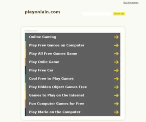 Pleyonlain.com Screenshot