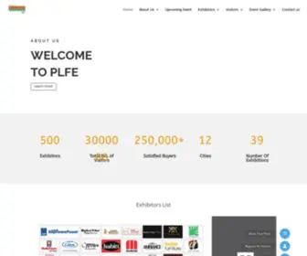 Plfe.com.pk(Pakistan Lifestyle Furniture Expo) Screenshot