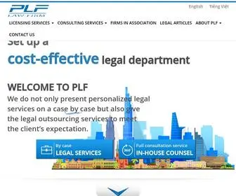 PLF.vn(International & Corporate Law Firm in Vietnam) Screenshot