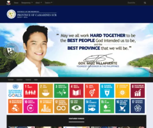 Plgucamsur.com(Camarines Sur Province) Screenshot