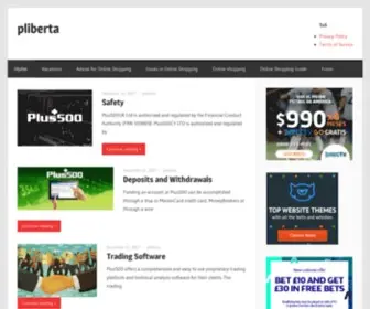 Pliberta.com(Just another WordPress site) Screenshot
