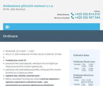 Plicamb.cz(Ambulance plicních nemocí s.r.o) Screenshot