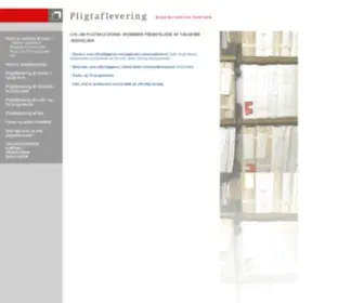 Pligtaflevering.dk(Pligtaflevering) Screenshot