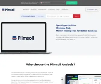 Plimsoll.co.uk(Industry Reports) Screenshot