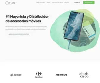 Plin.es(#1 Mayorista y Distribuidor de Accesorios Móviles en España) Screenshot