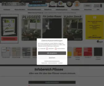 Plissee.de(Shop® ☀️ das Plissee 2022) Screenshot