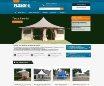 Plisson.fr(Tentes) Screenshot