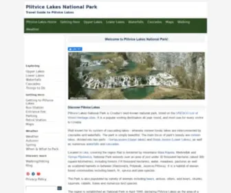 Plitvice-Lakes.info(Plitvice Lakes National Park Guide) Screenshot