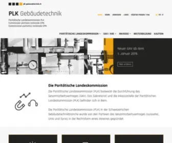 PLK-Gebaeudetechnik.ch(Home PLK Gebäudetechnik) Screenshot