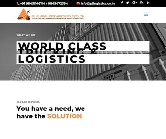 Pllogistics.co.in(PL logistics) Screenshot