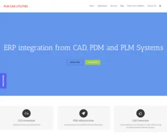 PLmcadutilities.com(PLM CAD Utilities) Screenshot