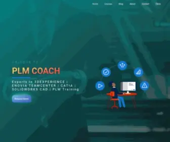 PLmcoach.com(Leading PLM Online Training & Certification Course Platform) Screenshot
