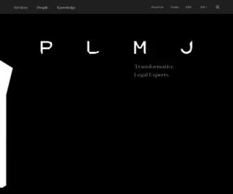PLMJ.com(We are a law firm based in Portugal) Screenshot