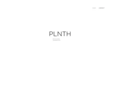 PLNTH.com(Art consultancy) Screenshot