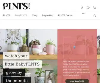 PLNTS.com(// The online shop for all plant related goodness) Screenshot